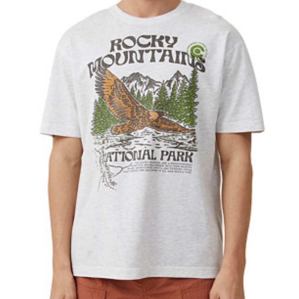 Cotton On Rocky Mountains National Park Eagle‎ Graphic T-shirt